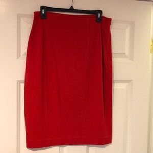 Express Red skirt size 12